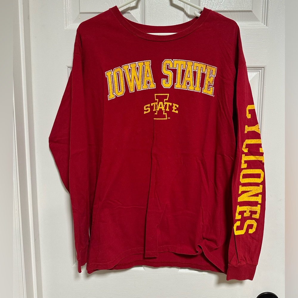 Red Iowa State Cyclones long Sleeve shirt